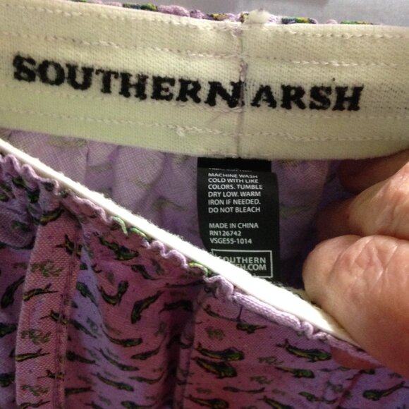 Southern Marsh Savannah Lounge Pant Fish Print (Unisex Sizing) Small - Picture 6 of 8